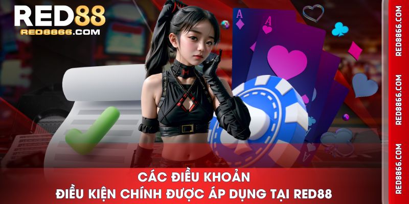 Các điều khoản điều kiện chính được áp dụng tại RED88