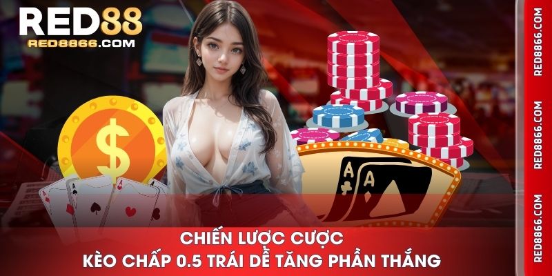 Chiến lược cược kèo chấp 0.5 trái dễ tăng phần thắng